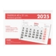Faldilla 2025 mes vista 430 x 310 mm números grandes