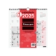 Calendario de pared 2025 Finocam escribir 30 x 30 cm