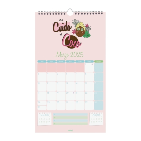 Calendario de pared 2025 Finocam Talkual escribir Basic