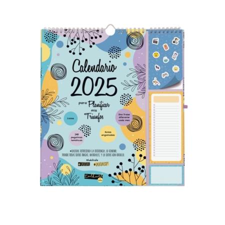 Calendario de pared 2025 Finocam Talkual escribir Plus
