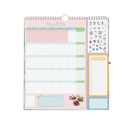 Calendario de pared 2025 Finocam Talkual escribir Plus