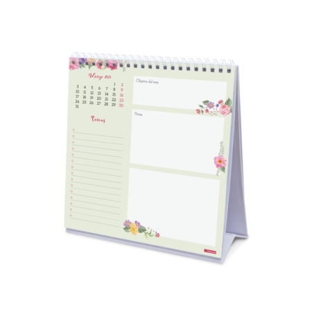 Calendario de sobremesa 2025 Finocam Design escribir