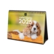 Calendario de sobremesa 2025 Finocam perros y gatos