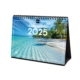 Calendario de sobremesa 2025 Finocam paisajes paradisiacos