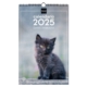 Calendario de pared 2025 Finocam espiral 25 x 40 cm gatitos