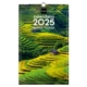 Calendario de pared 2025 Finocam espiral 25 x 40 cm naturaleza