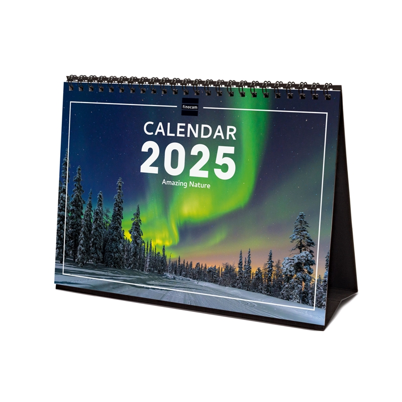 Calendario de sobremesa 2025 Finocam nature internacional
