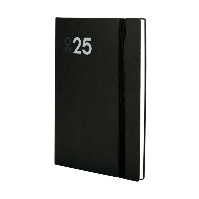 Agenda 2025 Finocam Mara Y10 semana vista vertical negro