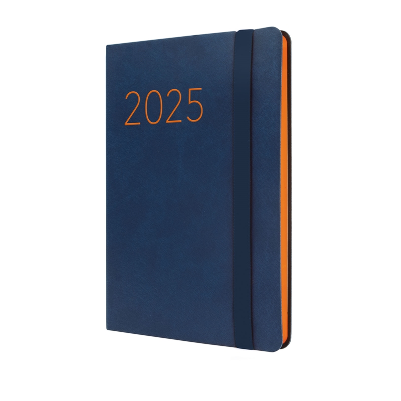 Agenda 2025 Finocam Lisa F4 semana vista azul