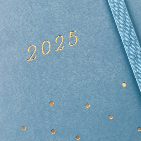 Agenda 2025 Finocam Joy FA5 1 día página confeti