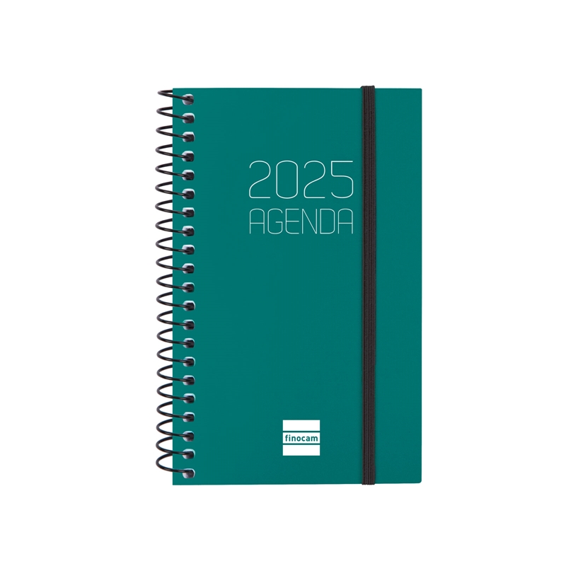 Agenda 2025 Finocam Opaque E3 semana vista verde