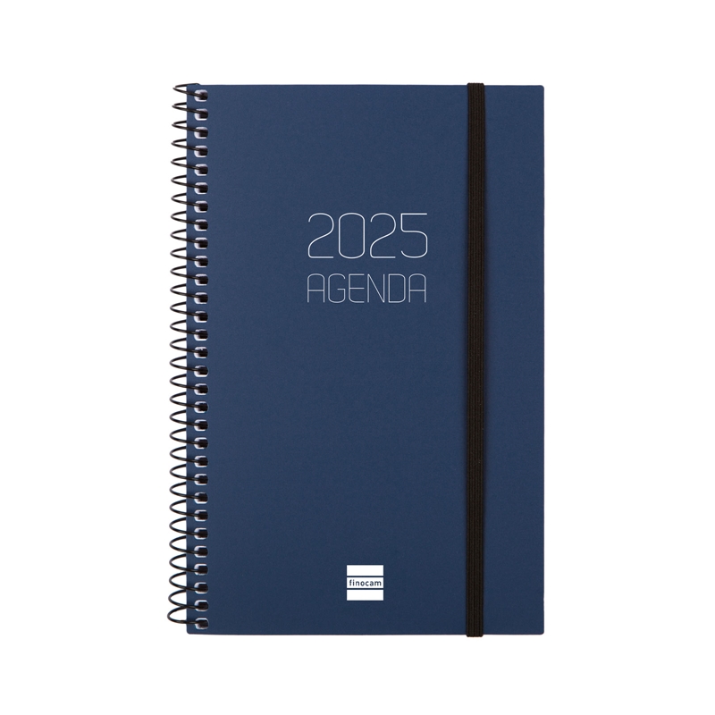 Agenda 2025 Finocam Opaque E5 semana vista azul