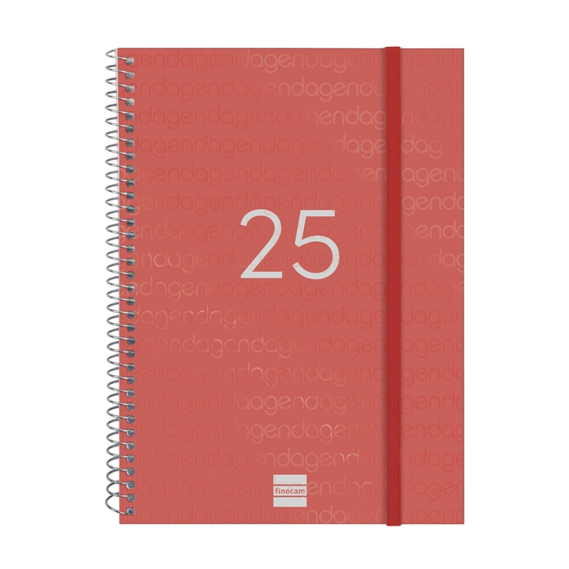 Agenda 2025 Finocam Year E10 semana vista rojo