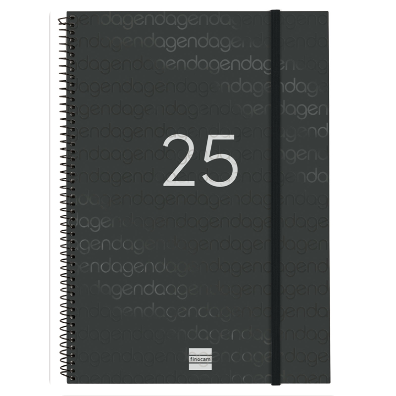 Agenda 2025 Finocam Year E40 semana vista negro
