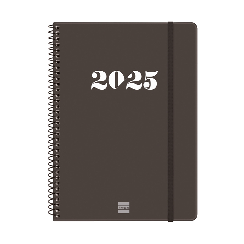 Agenda 2025 Finocam My E10 semana vista negro