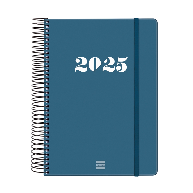 Agenda 2025 Finocam My E10 1 día página azul
