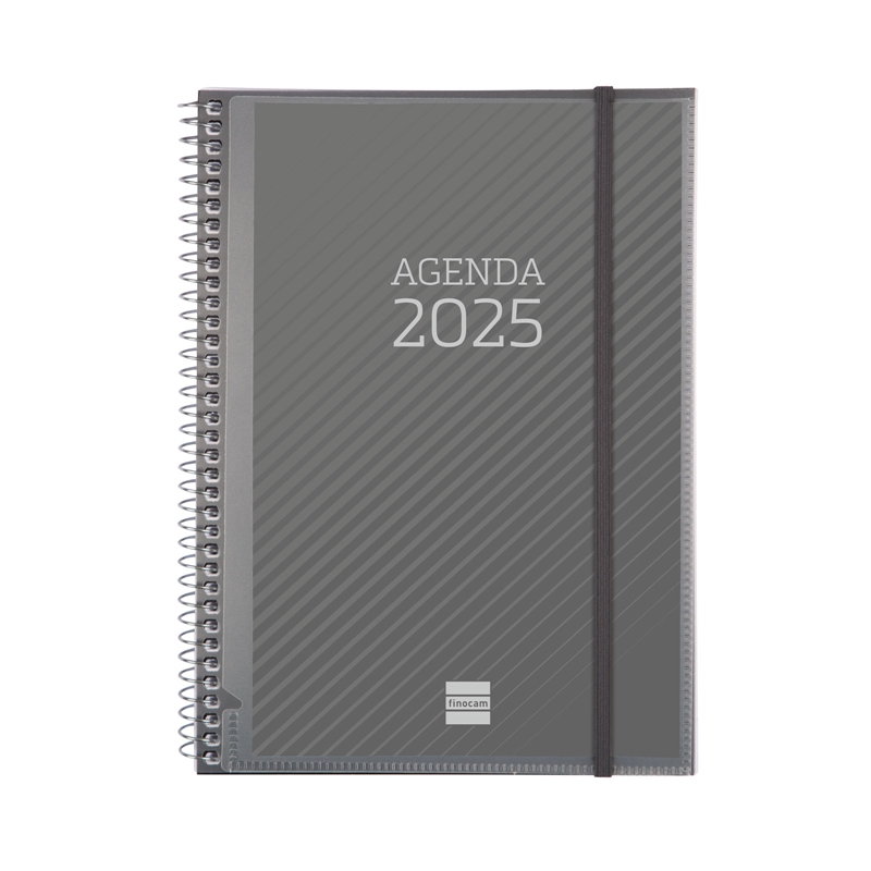 Agenda 2025 Finocam personalizable E10 semana vista vertical