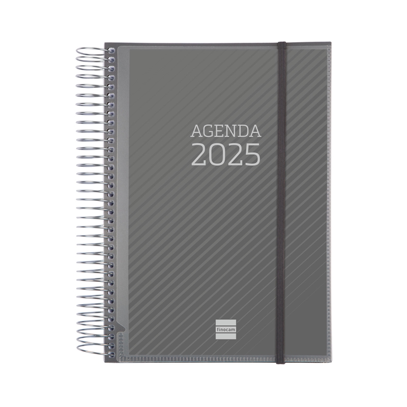 Agenda 2025 Finocam personalizable E10 1 día página