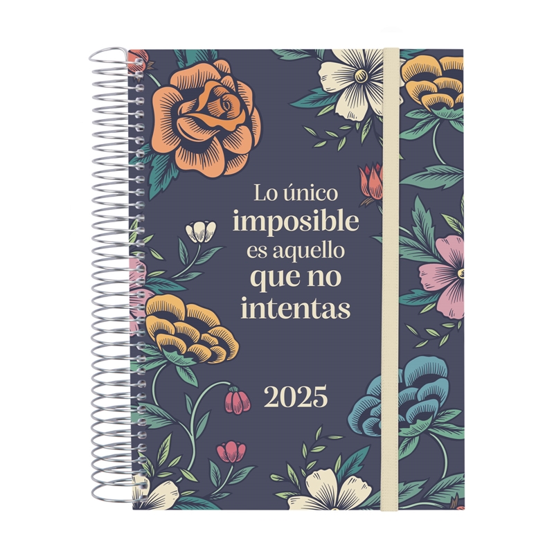 Agenda 2025 Finocam Design Collection E10 1 día página imposible