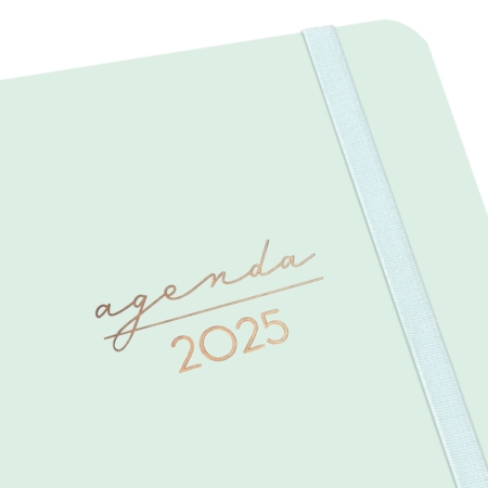 Agenda 2025 Finocam Alma E10 semana vista menta
