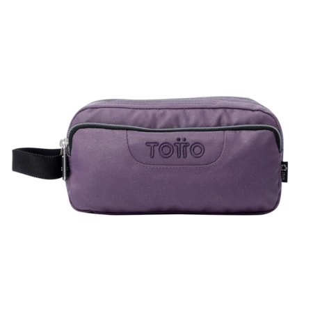 Portatodo triple Totto Agapec montana glitter morado