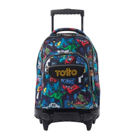 Mochila con ruedas Totto Renglones gamertag
