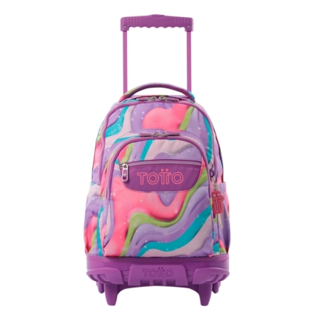 Mochila con ruedas Totto Renglones ferri