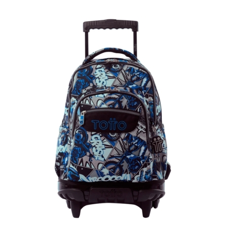 Mochila con ruedas Totto Renglones motto