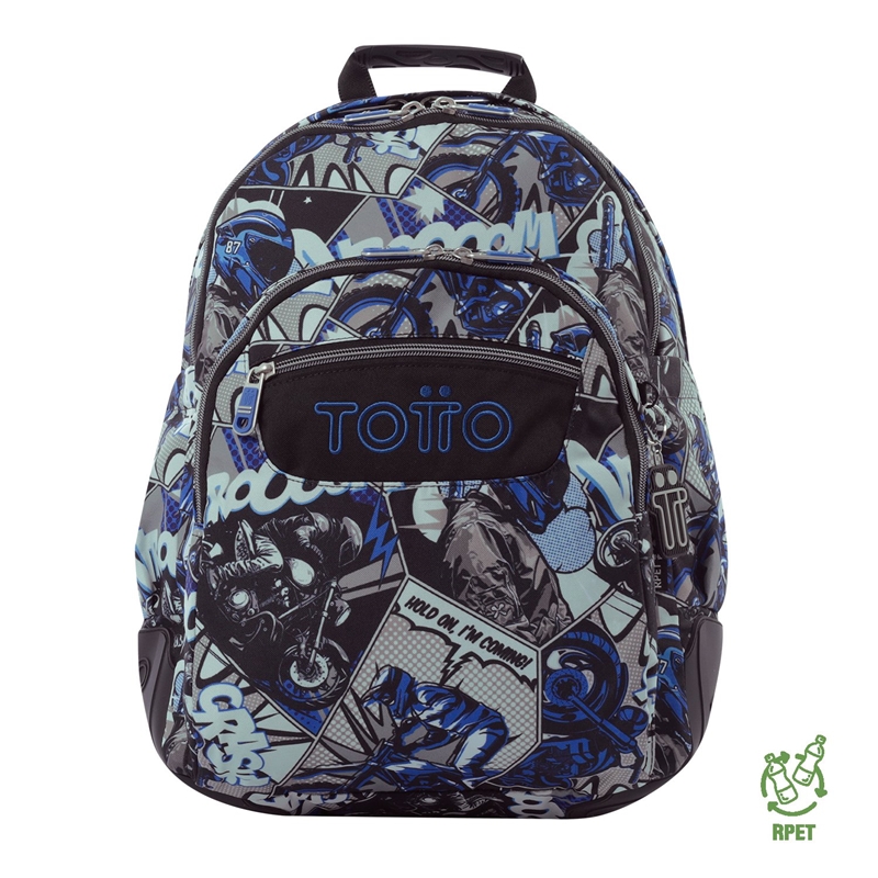 Mochila Totto Rayol motto