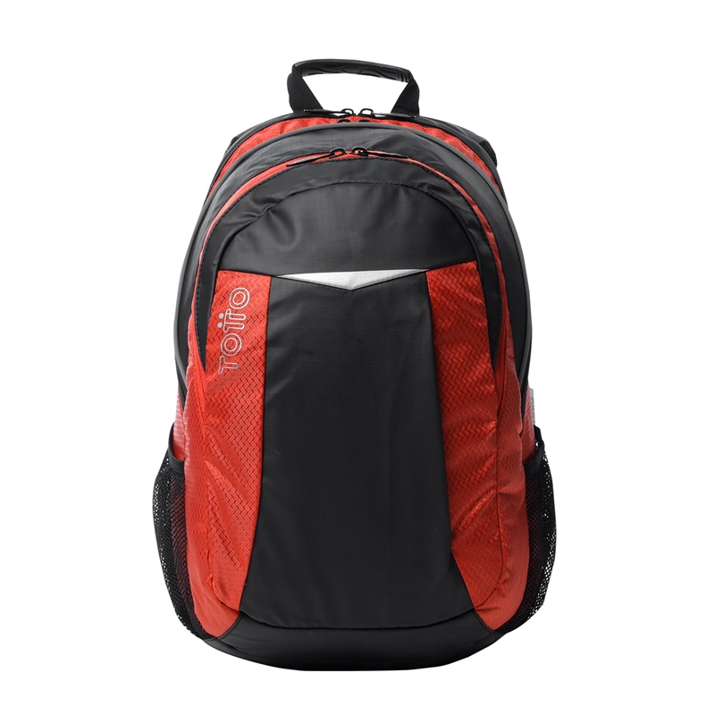 Mochila Totto Teck 2.0 black/red