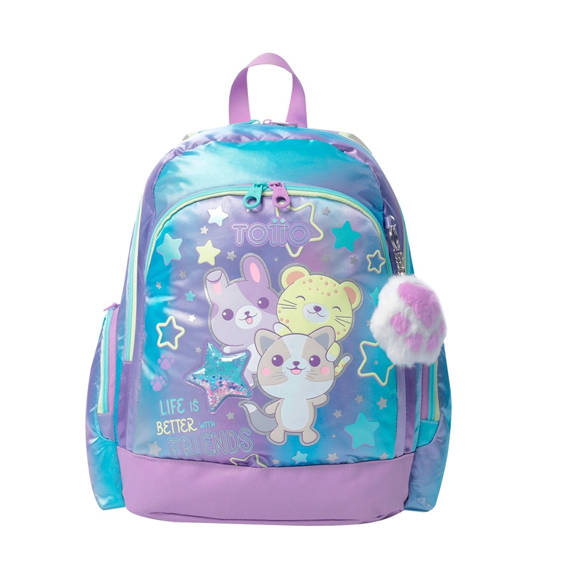 Mochila con ruedas Totto Friends M