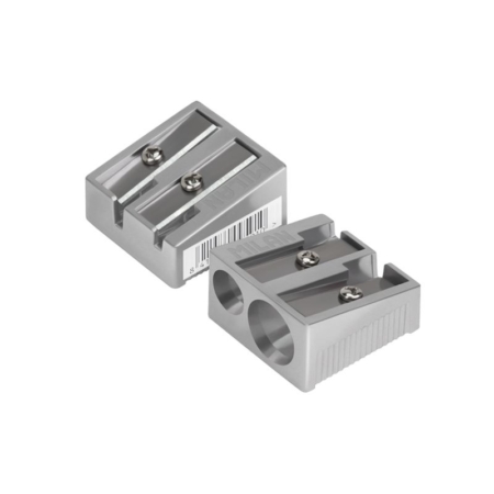 Afilalápices de aluminio doble Milan