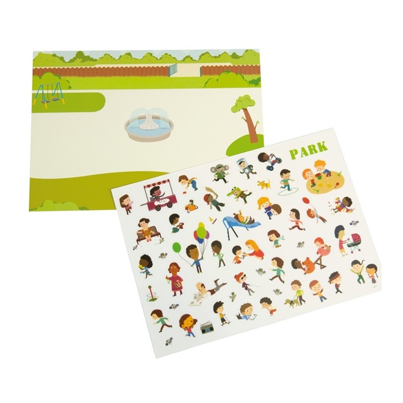 Pegatinas reutilizables Fun Life 2 Pegatinas reutilizables Fun Life