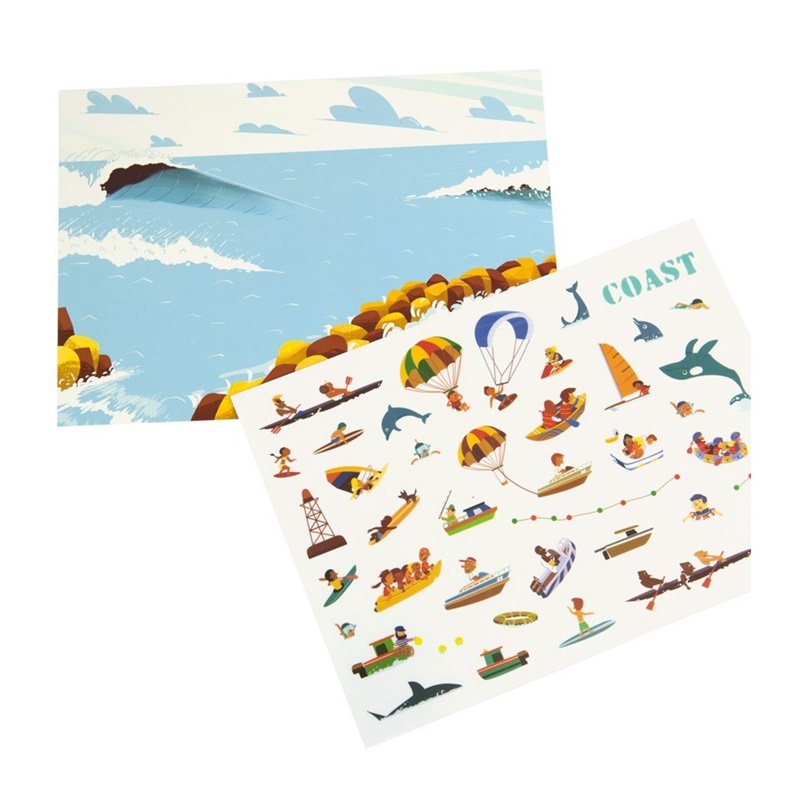 Pegatinas reutilizables Fun Life 3 Pegatinas reutilizables Fun Life