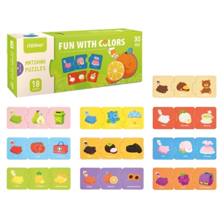 Puzzle asociación de colores