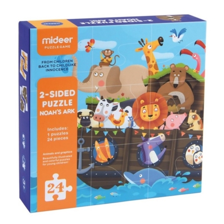 Puzzle reversible El arca de Noé 24 piezas
