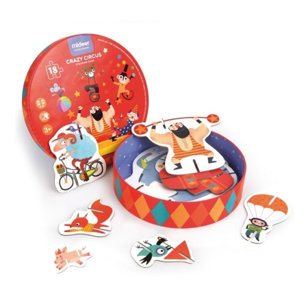 Puzzle Circo Loco 18 piezas