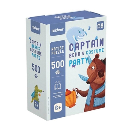 Puzzle Captain bear's costume party 500 piezas