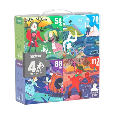 Puzzles progresivos hadas 54, 70, 88 y 117 piezas