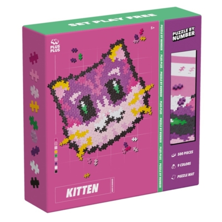 Construcción Plus-Plus puzzle 500 piezas Kitten