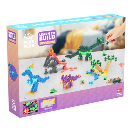 Construcción Plus-Plus learn to bluid 600 piezas Dinosaurios