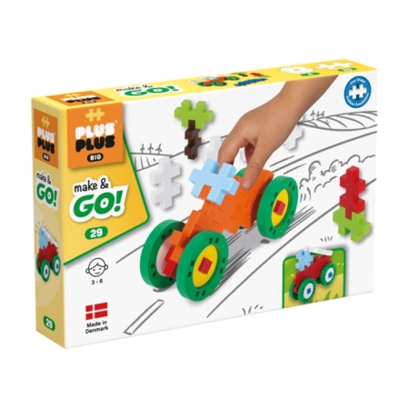 Construcción Plus-Plus Big Make & Go 29 piezas