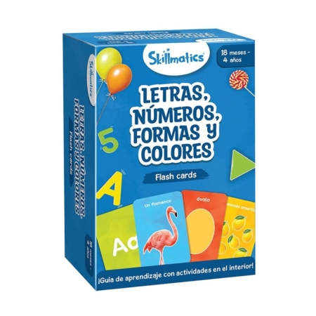 Letras, números, formas y colores