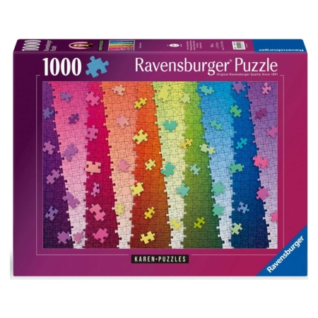 Puzzle Colores sobre colores 1000 piezas