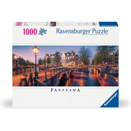 Puzzle Noche en Ámsterdam 1000 piezas