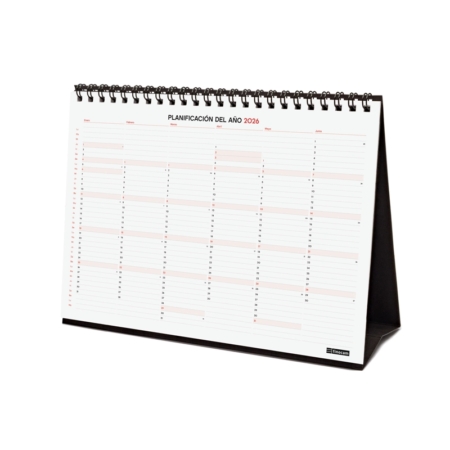 Calendario escolar de sobremesa 2025-2026 Finocam 16 meses S
