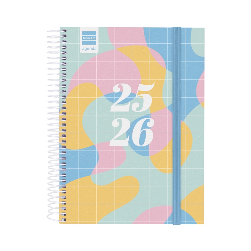 Agenda escolar 2025-2026 Finocam Secundaria 1/4 día página art