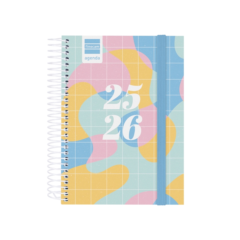 Agenda escolar 2025-2026 Finocam Secundaria 1/8 día página art euskera