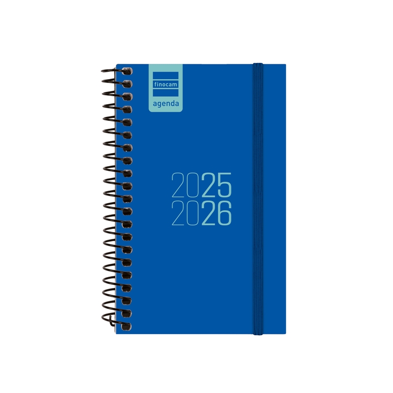Agenda escolar 2025-2026 Finocam Espir E3 semana vista azul