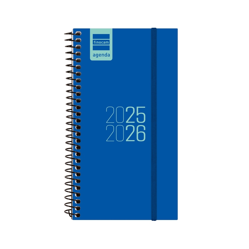 Agenda escolar 2025-2026 Finocam Espir E9 semana vista azul